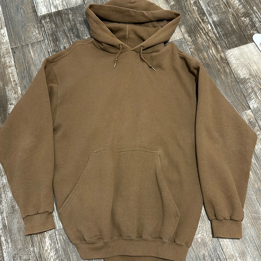 Vintage Rare Nike Blank No Swoosh Hoodie Travis Scott Size Large Made In Usa.